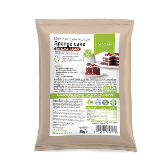 NoCarb Смес за торта Фибри Sponge без глутен 85гр
