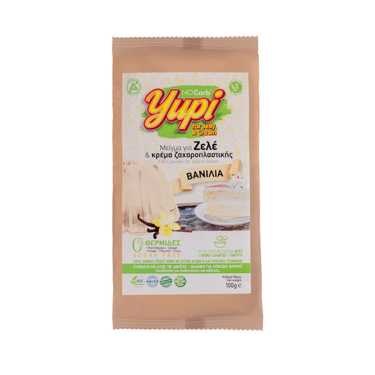 NoCarb Bio-Produkt Mischung für Zele Yupi Zuckerfrei mit Geschmack Zitrone für Gelee & Cremefüllung Glutenfrei 100gr