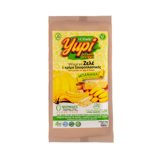 NoCarb Bio-Produkt Mischung für Zele Yupi Zuckerfrei mit Geschmack Zitrone für Gelee & Cremefüllung Glutenfrei 100gr