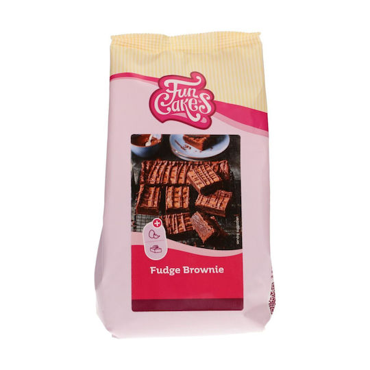 Fun Cakes Mischung für Brownie Fudge-Mischung mit Geschmack Haselnuss 500gr
