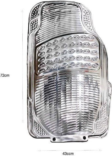 Set Față și Spate Covoare Auto Universal 4 Bucăți Argintii