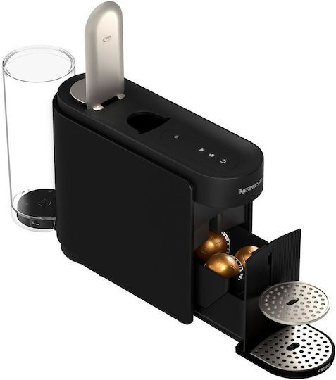 Krups Vertuo UP Kaffeekapselmaschine für Vertuo Kapseln Druckreiniger 15bar Tinten Schwarz