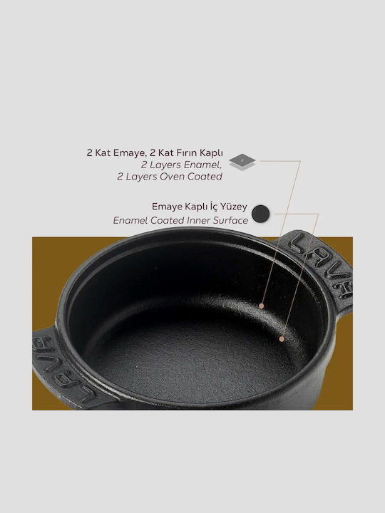 Lava Ρηχή Κατσαρόλα από Μαντέμι 0.36lt /