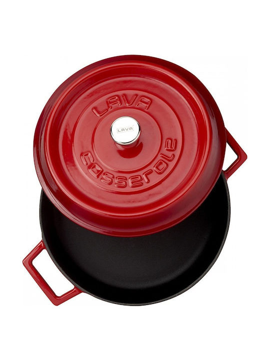 Lava Oală Joasă din Fontă 4,7l / 24cm
