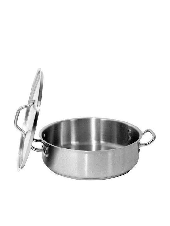 Yato Stainless Steel Shallow Pot 11.2l 36cm