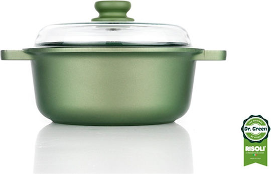 Risoli Dr Green Oală Adâncă Din Aluminiu Turnat 3.5lt 24cm 97DR24