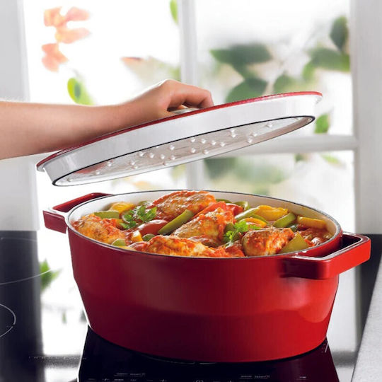 Pyrex Tiefer Topf aus Gusseisen 5.8Es / 28cm