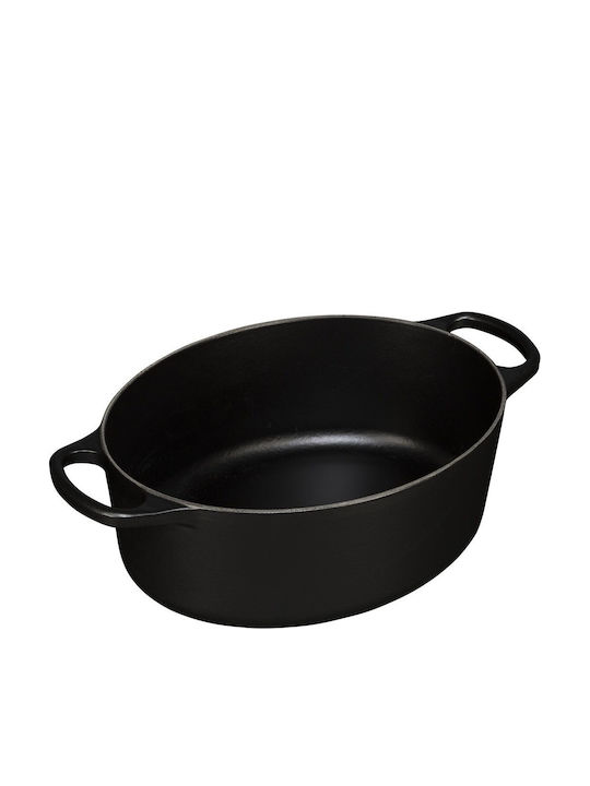 Le Creuset Signature Oval Ρηχή Κατσαρόλα 29cm Black