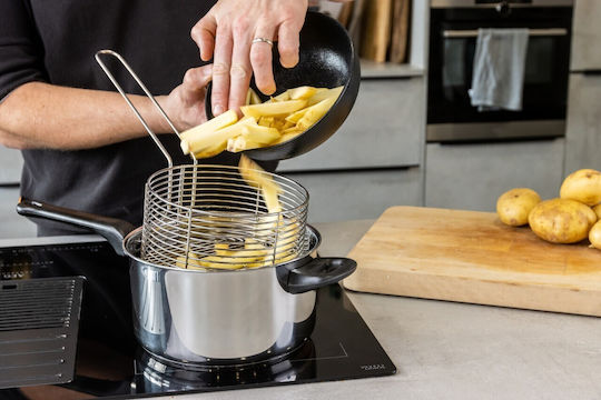 Kitchen Craft Ανοξείδωτη Κατσαρόλα Φριτέζα 3lt / 20cm