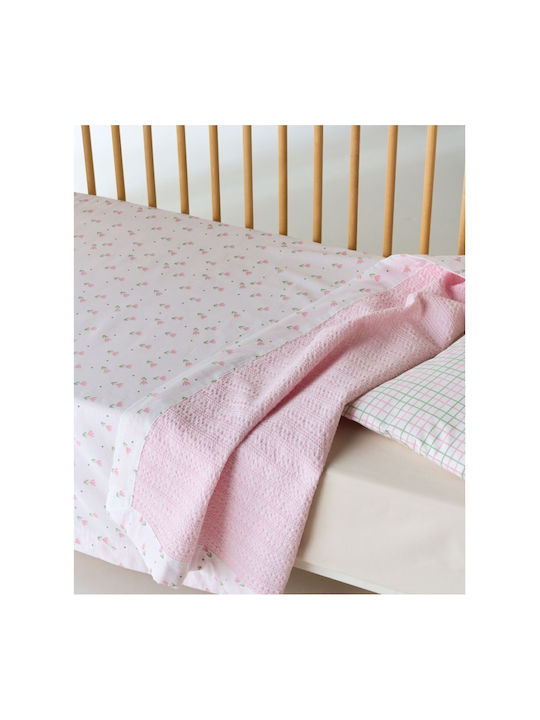 Summer Baby Nursery Swaddling Blanket Stylish Lirio Double-Sided Waffle Cotton Kentia 70x100 1 Piece