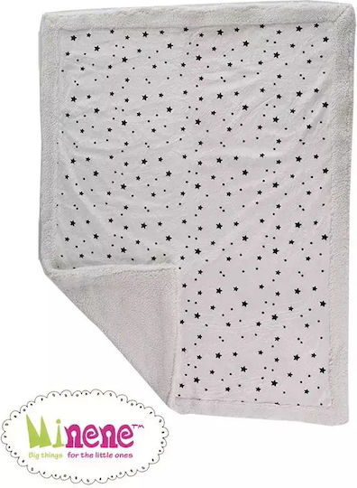 Minene Decke Wickeltücher für Kinderzimmer Luxurious Vlies Gray 75x100cm