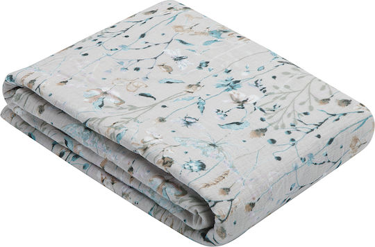 Kikka Boo Pătură Pepinieră Swaddling pături Dreamy Fields 100% bumbac Gri Grey 100x100cm