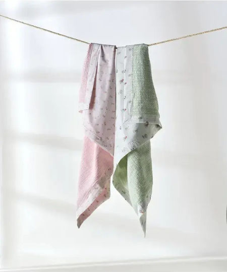 Summer Baby Cot Blanket Stylish Lirio Double-Sided Waffle Cotton Kentia 100x140 1 Piece