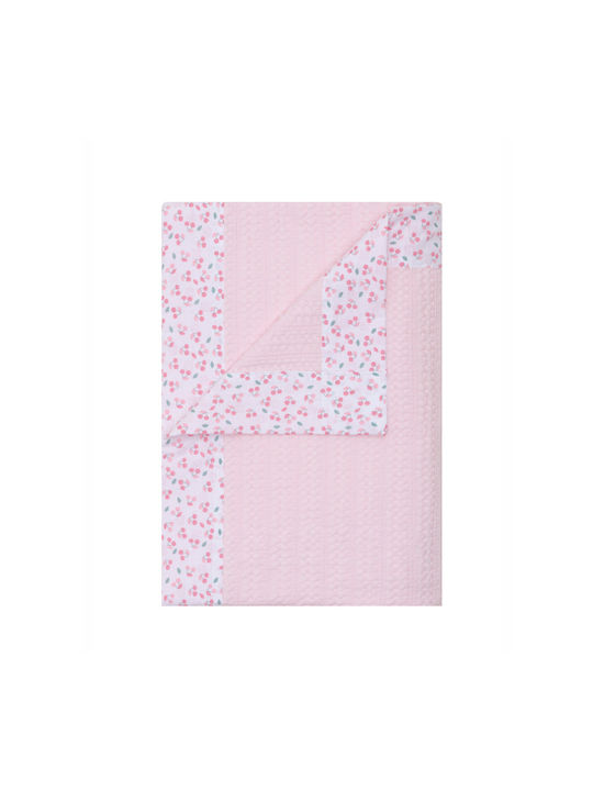 Kentia Cot Blanket Cereza 100x140cm