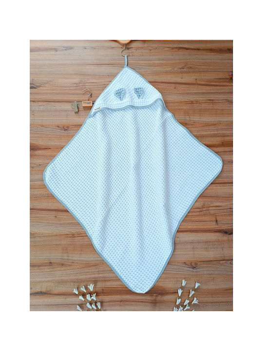 SteweHome Baby Blanket Waffle White 100x90cm