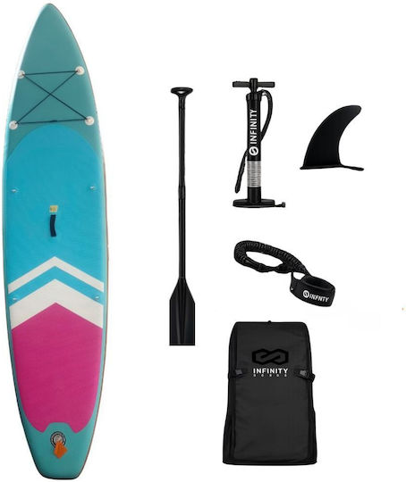 Dream House Inflatable SUP Board with Length 3.5m Light Blue