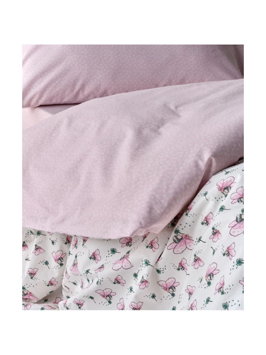 Kentia Set Baby Sheets Crib Cotton Multicolour 120x170cm 3pcs
