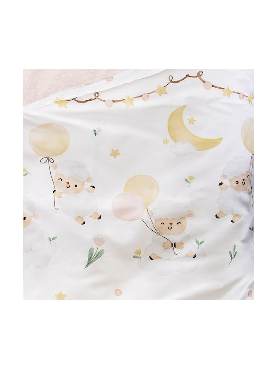 Nima Baby Sheets Cradle Cotton Little Pink 70x110cm 2 Pieces