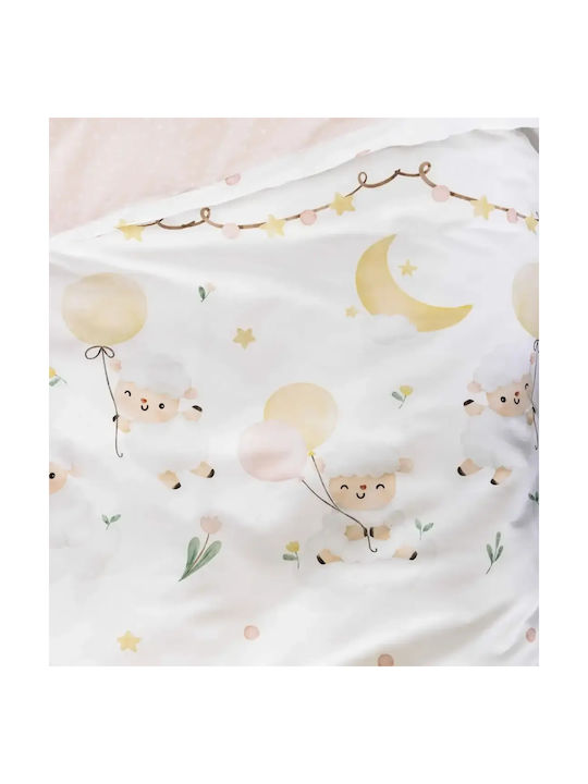 Nima Baby Sheets Cradle Cotton Little Pink 70x110cm 2 Pieces