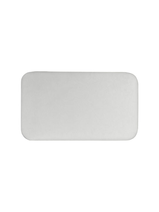 Lionelo Set Lenjerii de Pat Bebe Pentru Leagăn Din Bumbac cu Elastic Albe 80x42cm LO-BAMBOO_SHEET_OFF_WHITE_GREY_80x42