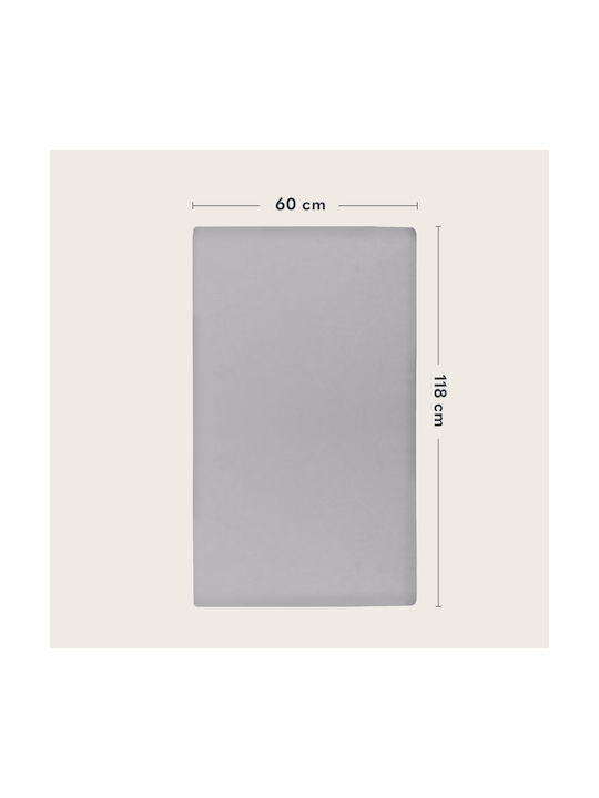 Lionelo Set Lenjerie De Pat Pentru Bebeluși Bumbac Alb 120x60cm