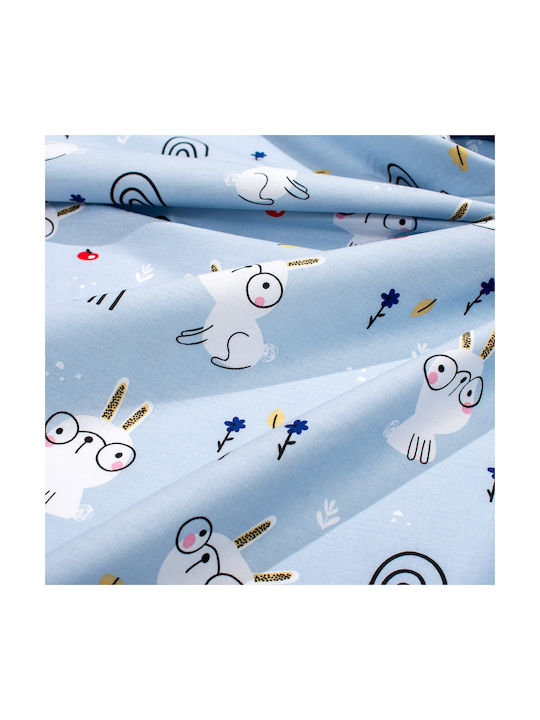 Dimcol Rabbit Garden 584 Светлосин 80x110см
