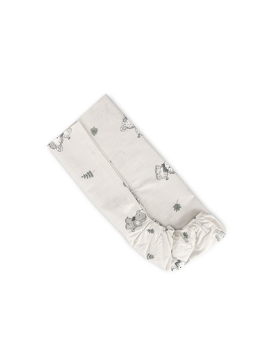 Lorelli Baby Cradle Sheet Cotton Fitted Beige 98x65cm