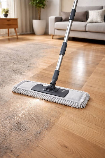 Rayen Parkettmop mit Mikrofasern 80-140CM