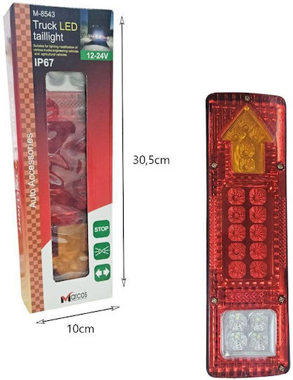 Marcos M-8543 Rear LED Taillight for Trucks
