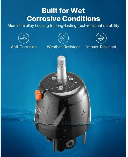 Hydraulische Steuerpumpe Vevor 150 Hp Bootsruder & Steuerungen Pumpe Maximale Betriebsdruck 6,9 Mpa/1000 Psi Gehäuse aus Aluminiumlegierung Rückschlagventil Austauschbare Dichtung Wellenantrieb Außenbordfischerboote
