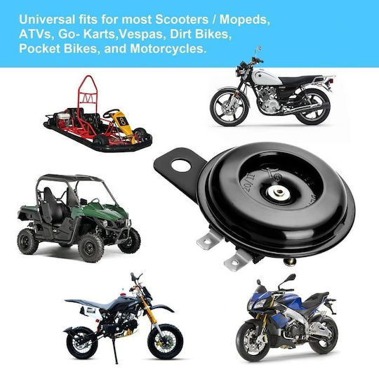 Pervoi Ctc-418 Autohupe Motorrad Auto 12v 2.5a 110db Horn Pfeife Basin