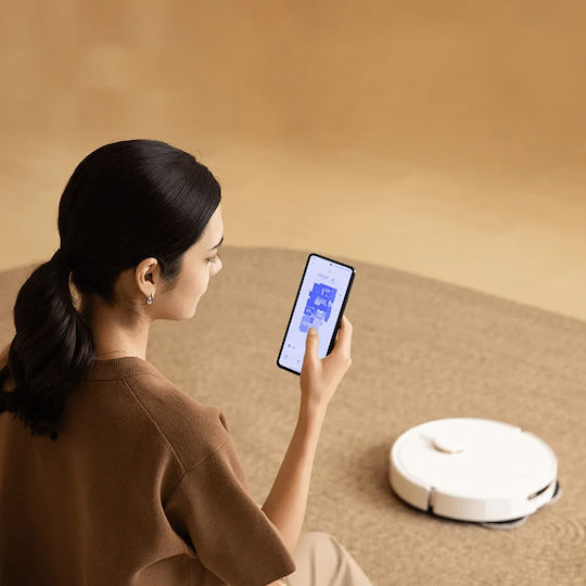 Xiaomi H50 Robot Vacuum Cleaner with Laser Mapping & 10000Pa Suction Power White