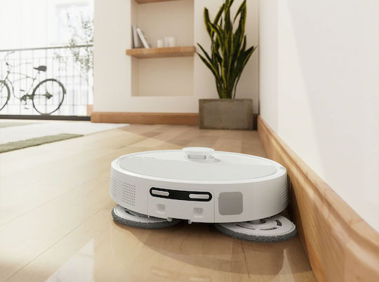 iRobot Roomba Plus 505 Комбо Прахосмукачка Робот със Скенер Лазерна Картографиране Бяла