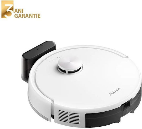 Mova E20S Pro Roboter-Staubsauger mit Laser-Kartierung und Saugkraft 5000Pa Weiß