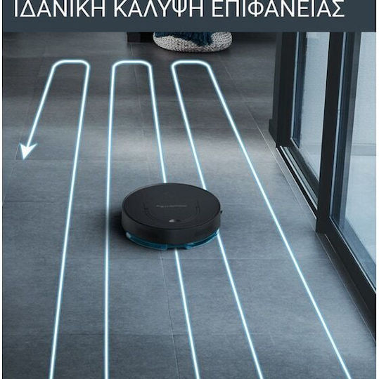 Rowenta X-Plorer Series 130 AI Robot Vacuum Cleaner with Laser Mapping and Suction Power 4000Pa Black