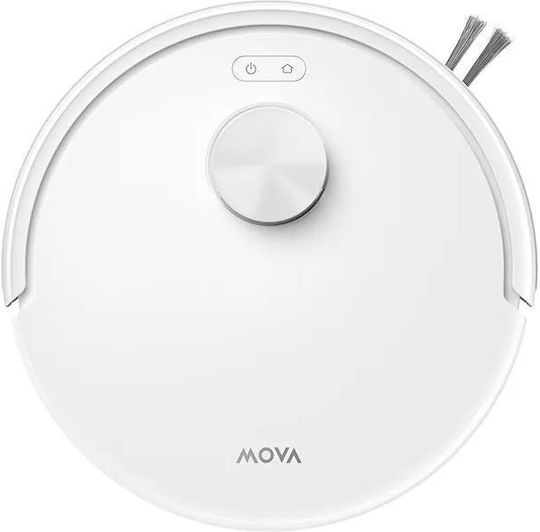 Mova E20S Pro Plus Σκούπα Ρομπότ με Χαρτογράφηση Laser & Απορρόφηση 5000Pa Λευκή