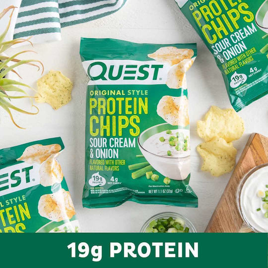 Protein Chips 32g Quest Nutrition Sour Cream & Onion