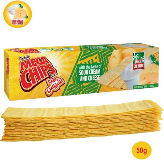 Mega Potato Chips Taste Tomato Spicy 50gr
