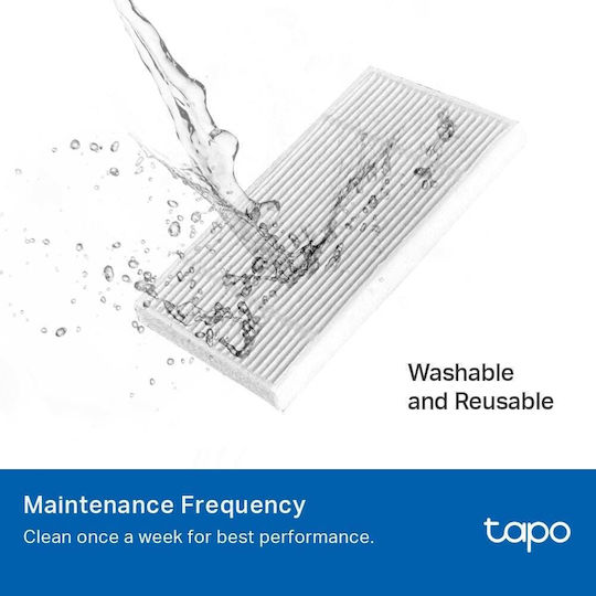Tp-link Tapo Rva104 Robot Vacuum Replacement Kit 2x Main Brush 2x Main Brush Cover 4x Side Brush 4x Washable Hepa Filter Tapo Rva104