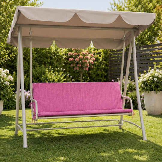 Pucioasa Pernă Swing Cushion De Grădină Cu Spătar Burgundă 50x150cm