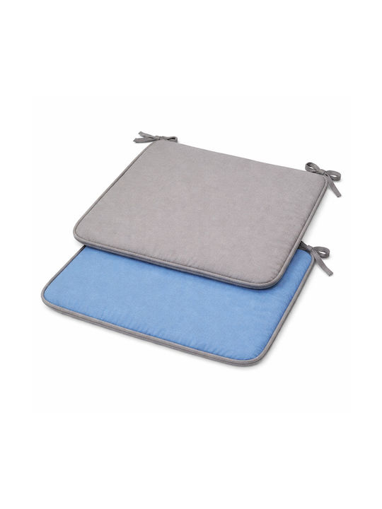 Kipper Μαξιλάρι Καρέκλας Κήπου Reli Blue/grey 38x38εκ.