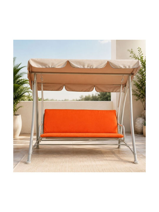 Pucioasa Gartenstuhlkissen Mit Rückenlehne Orange 50x150cm