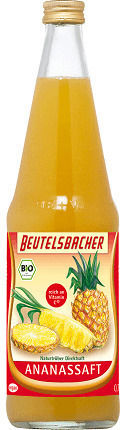 Beutelsbacher Био Сок Ανανά Без захар 700мл 1pcs