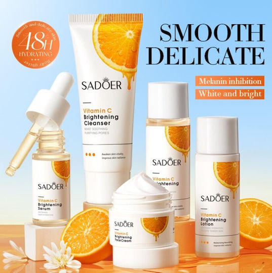 Sadoer Travel Set for Moisturizing & Brightening 5pcs
