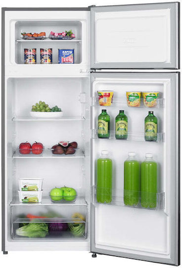 Beko Ψυγείο Δίπορτο 243lt Υ143xΠ54.5xΒ55.5εκ. Ασημί RDSO206K40SN