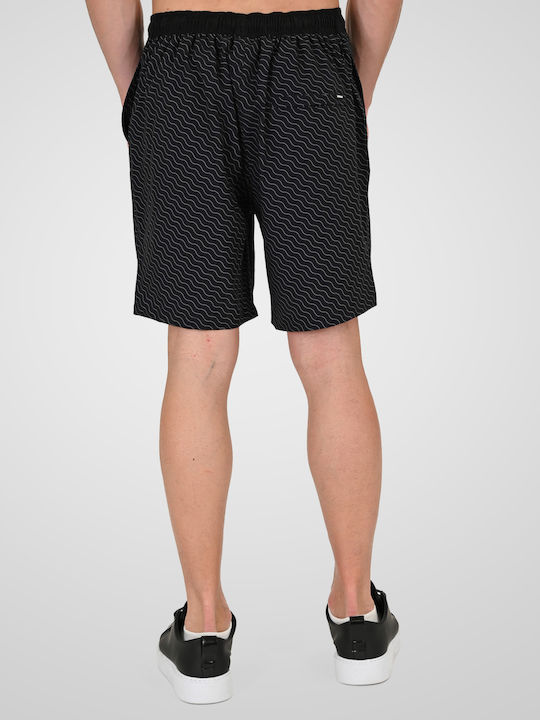Rebase Costum De Baie Bărbați Bermude Negru