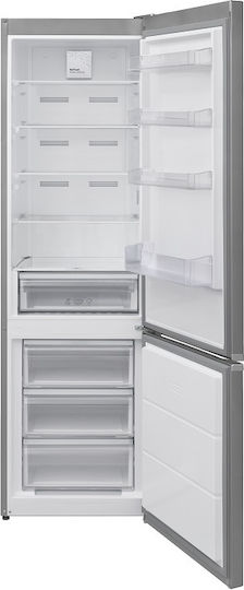 Moritz Ψυγειοκαταψύκτης 367lt Total NoFrost Υ201xΠ59.5xΒ65εκ. Inox MR-124260