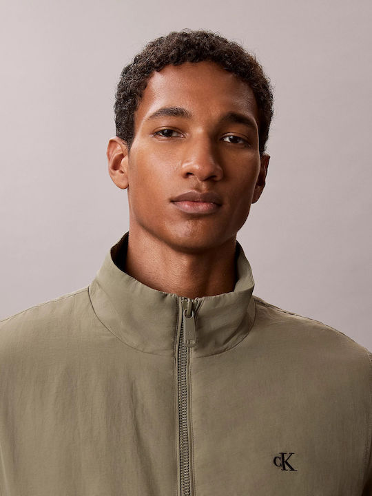 Nylon Jacket Puffer Waterproof Dusty Olive