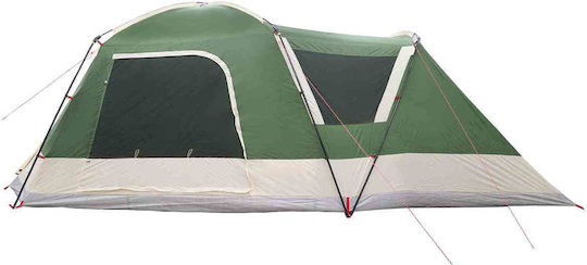 vidaXL Camping Tent Green for 12 People 580x230x220cm