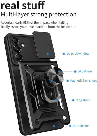 Defender Case Samsung Galaxy M35 5g Black